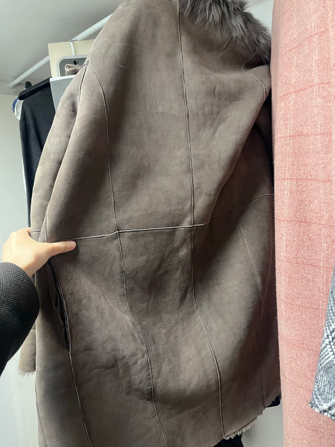 아야즈스튜디오 빈티지 리얼 퍼 무스탕 상품이미지7