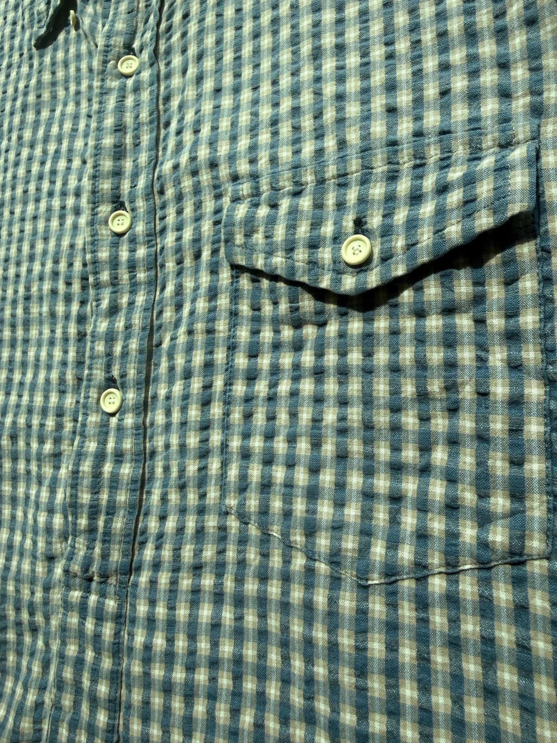 블루 패턴 셔츠티 상품이미지3