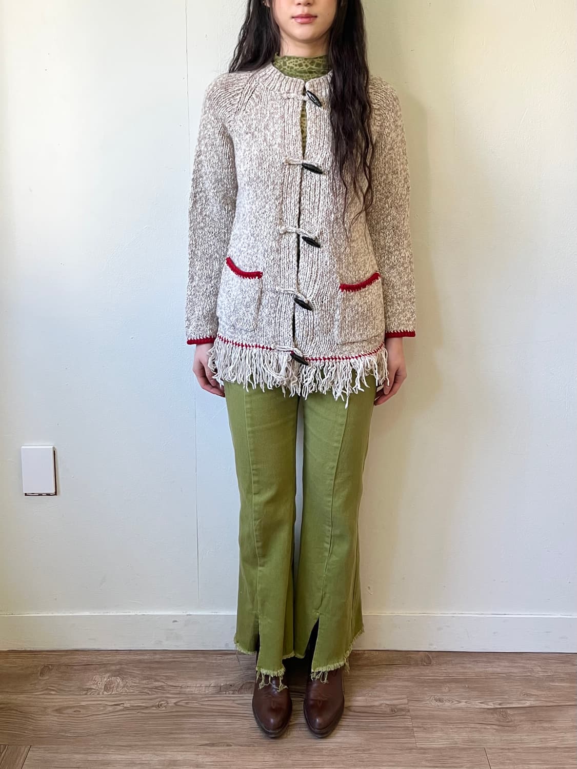 MAJESTIC LEGON 프린지 더블 코트 상품이미지8