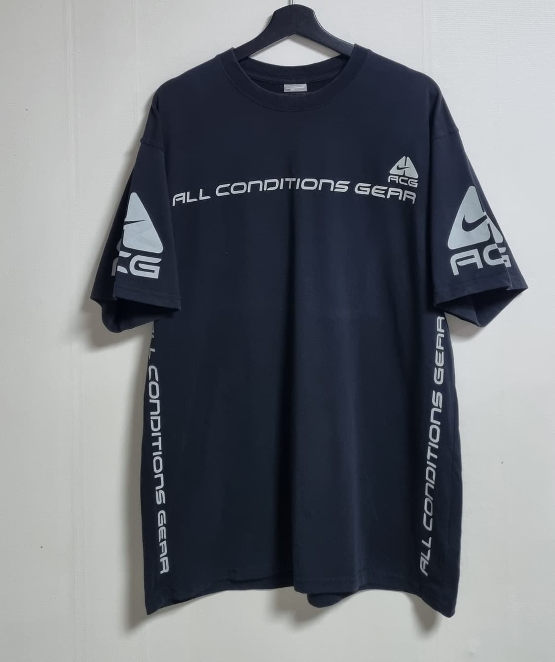 XL ) 나이키 ACG 빈티지 2000s 블랙 반팔티 상품이미지1