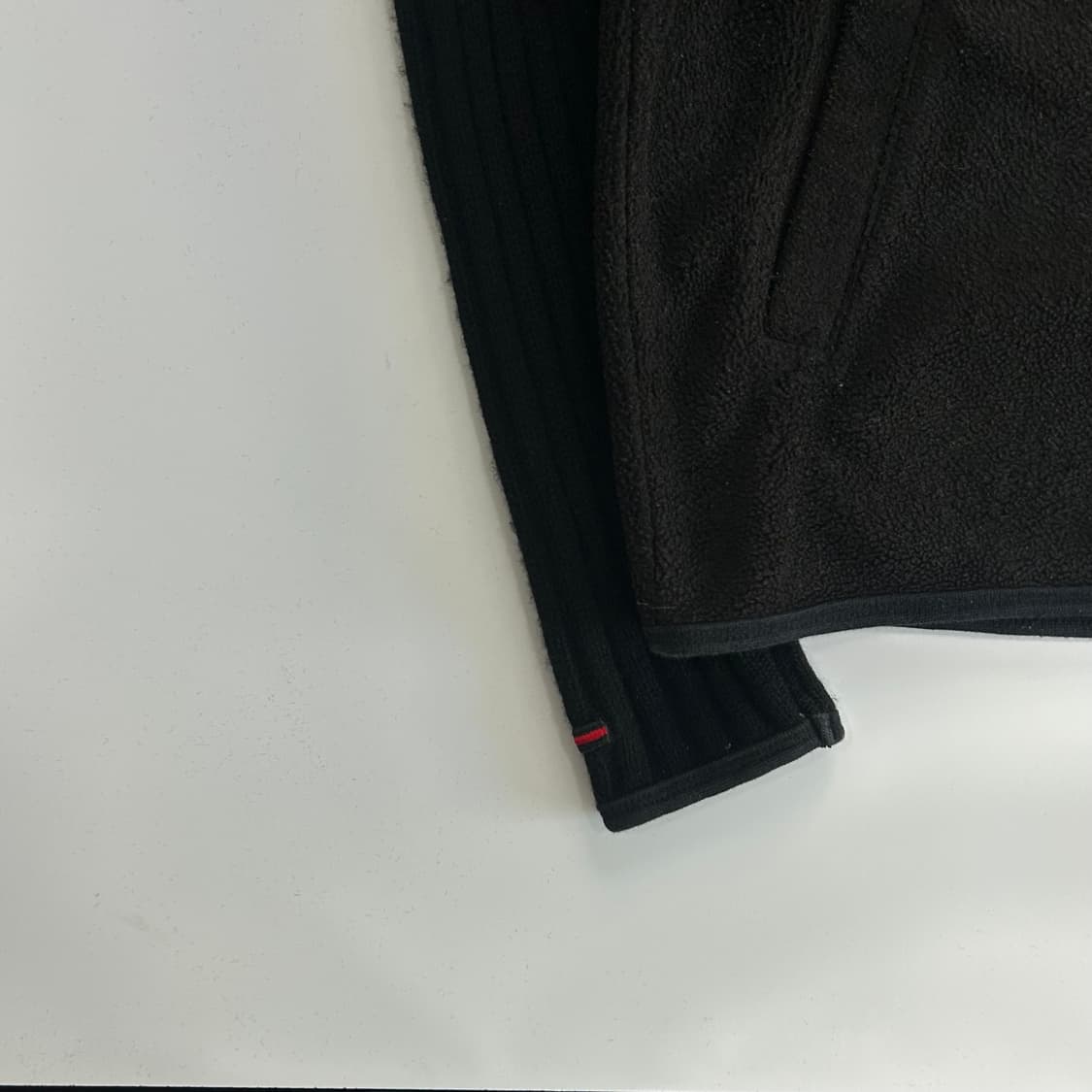 FUBU 후부 백포인트 니트슬리브 후리스 후드집업 상품이미지4