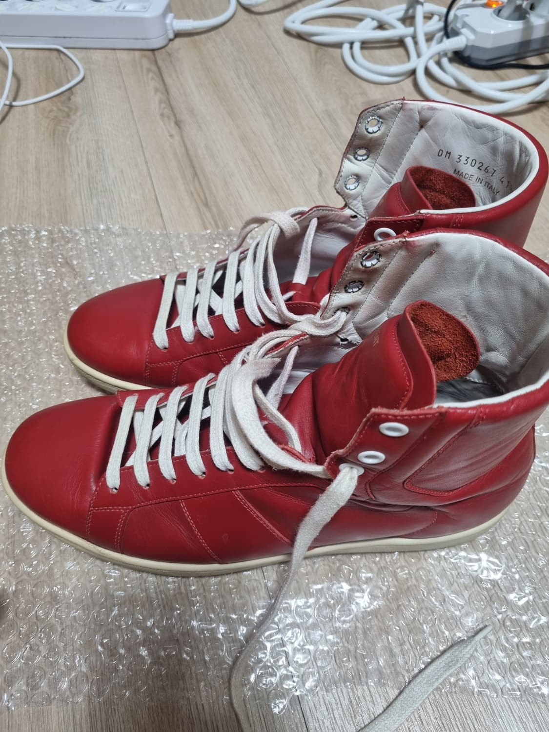 생로랑 하이탑 레드 상품이미지2