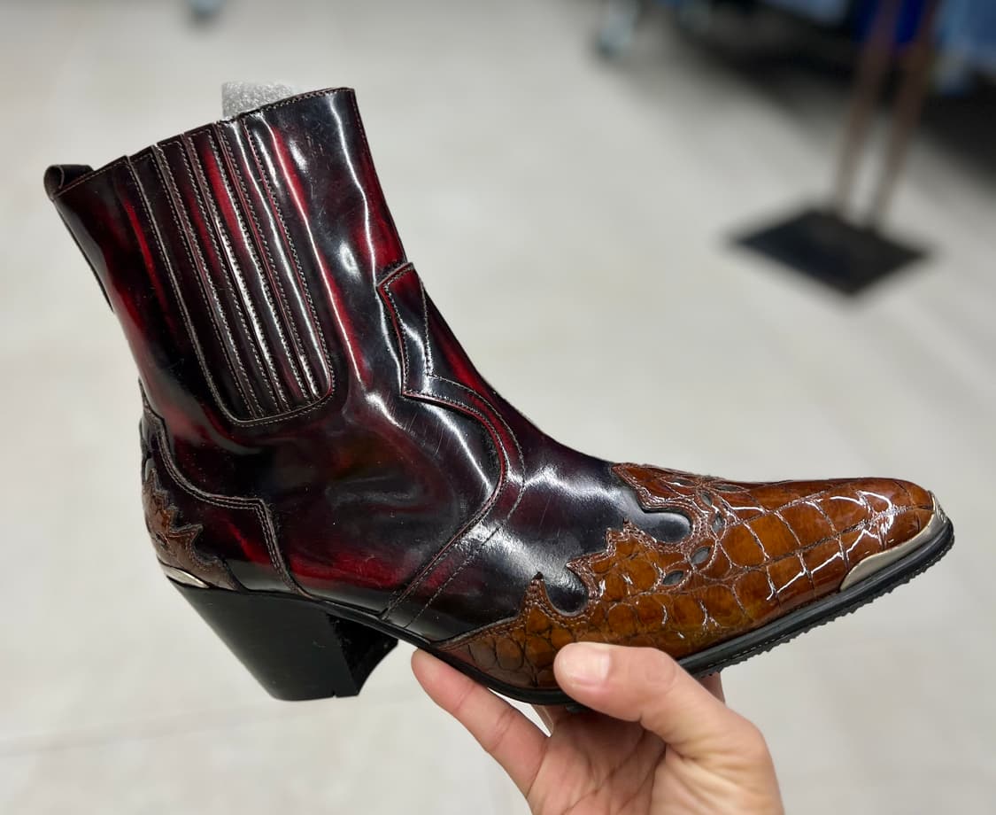 뱀피자주와인 265  웨스턴 부츠 상품이미지3