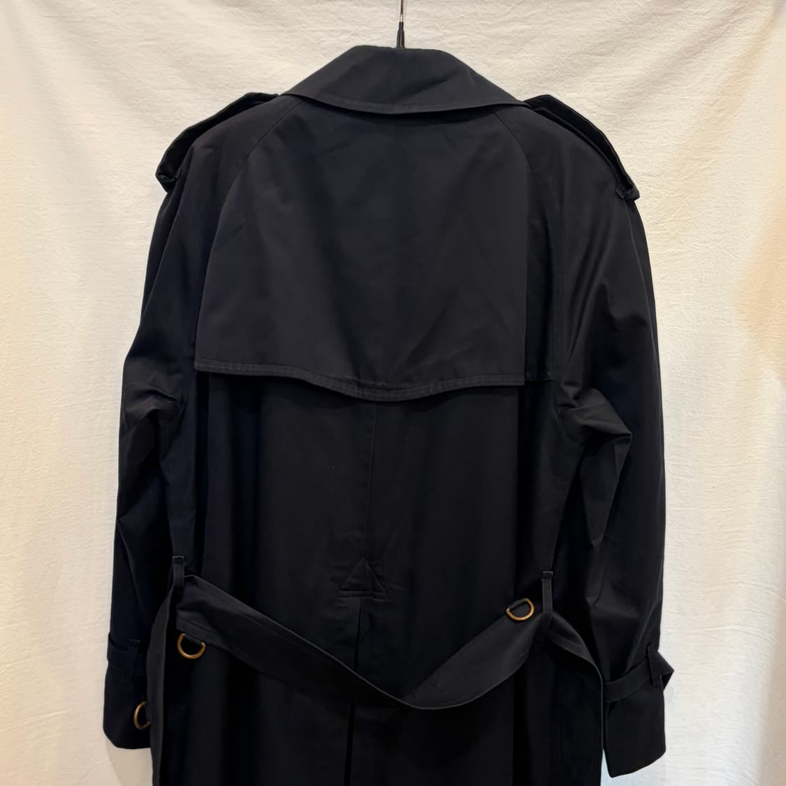 버버리 정품 네이비 더블 트렌치코트 내피있음 상품이미지7