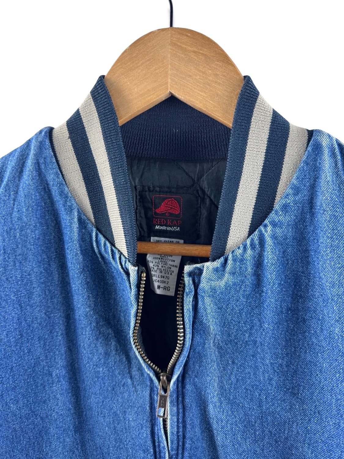 90S 미국제조 RED KAP 데님 바시티자켓2265 상품이미지3