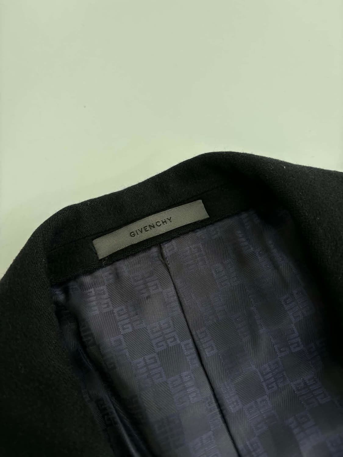 [100] 지방시 블랙 울 싱글 코트 상품이미지6