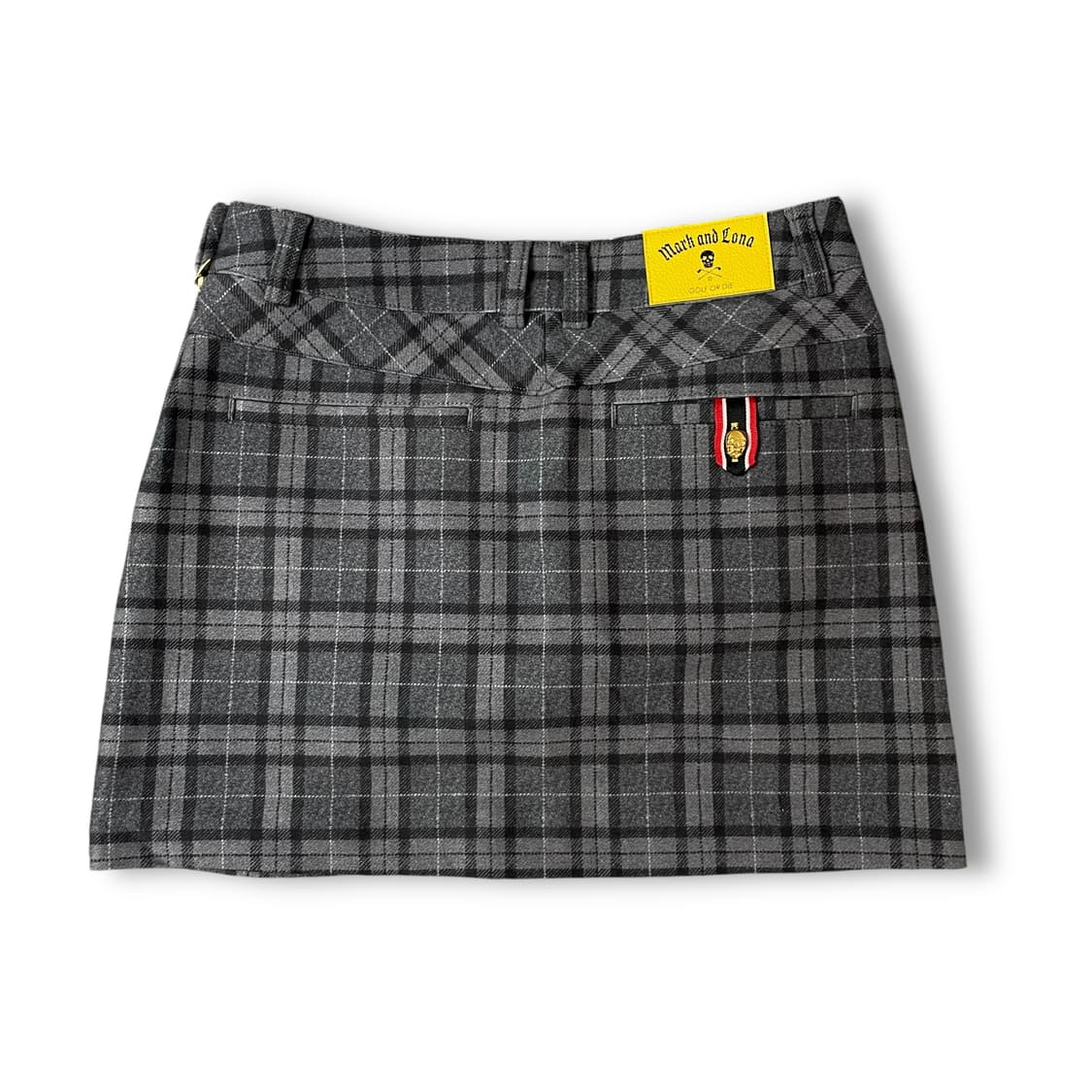  (28) 마크앤로나 그레이 체크 기모 골프 미니 스커트 상품이미지2