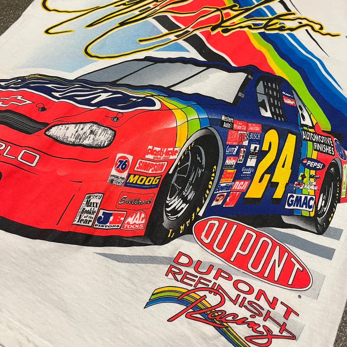 90s 나스카 레이싱 프린팅 티셔츠 (95-100) 상품이미지2