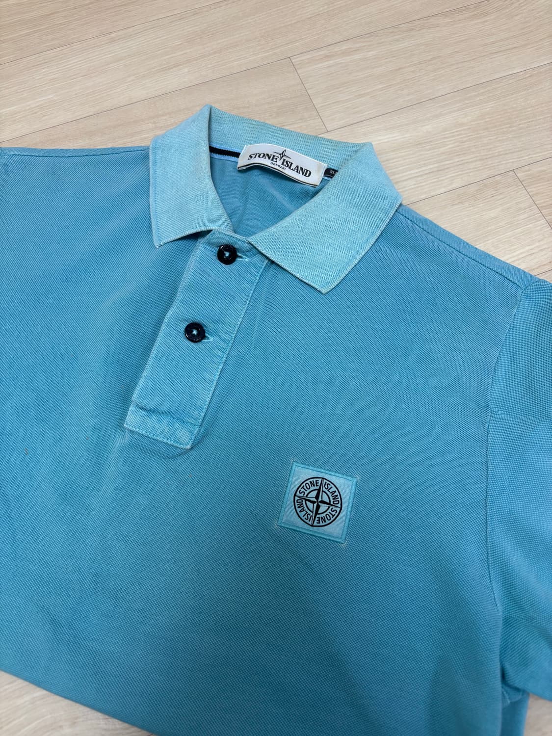 스톤아일랜드 와펜 반팔 폴로티 pk티 상품이미지1