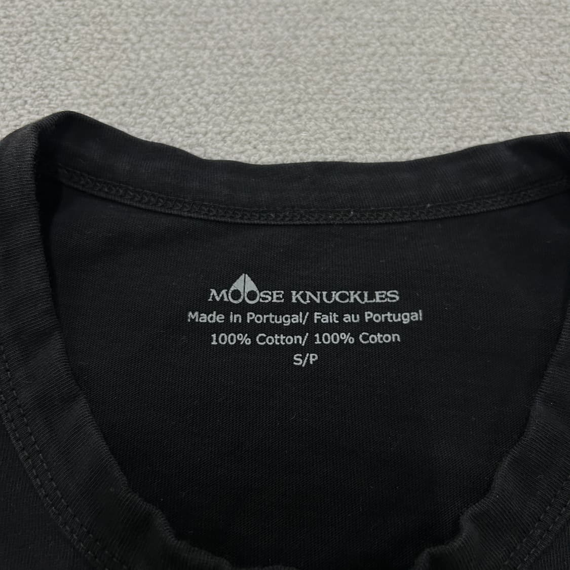 무스너클 정품 반팔티 블랙 s 상품이미지2