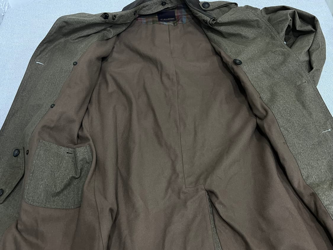 멀버리 천연가죽 왁싱재질 트렌치 코트 105 상품이미지10