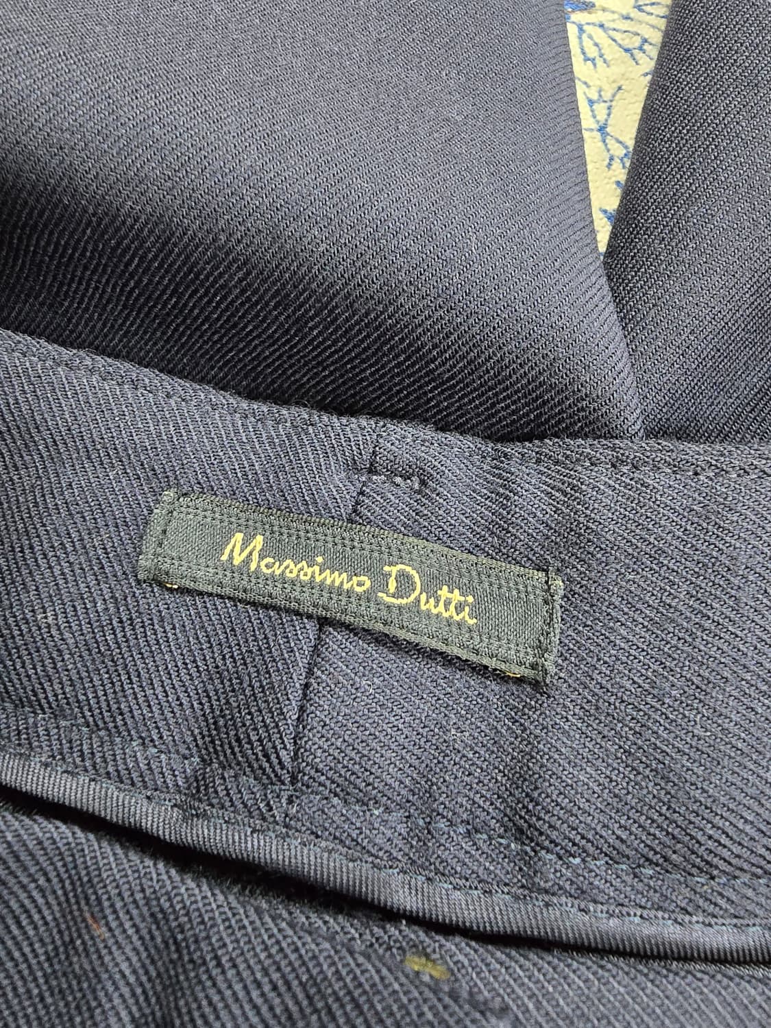 마시모두띠 네이비 롤업 반바지 (1830) 상품이미지3