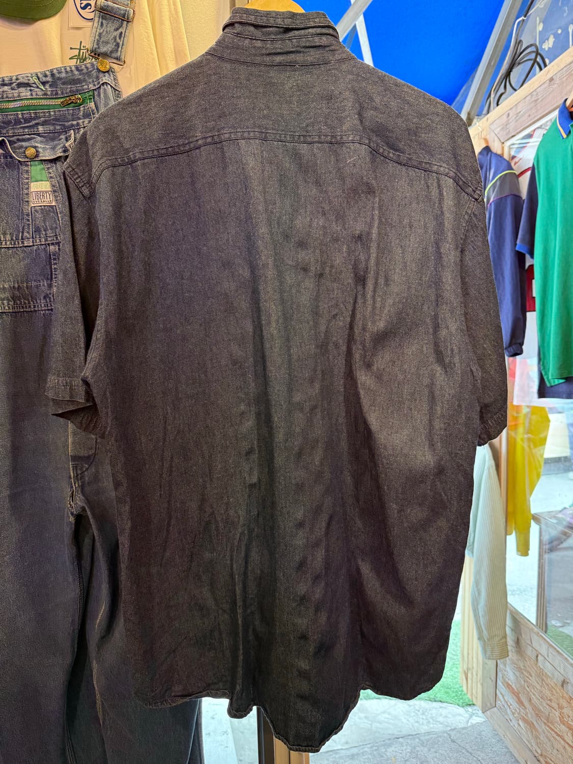 칼하트 진청 반팔셔츠 상품이미지3