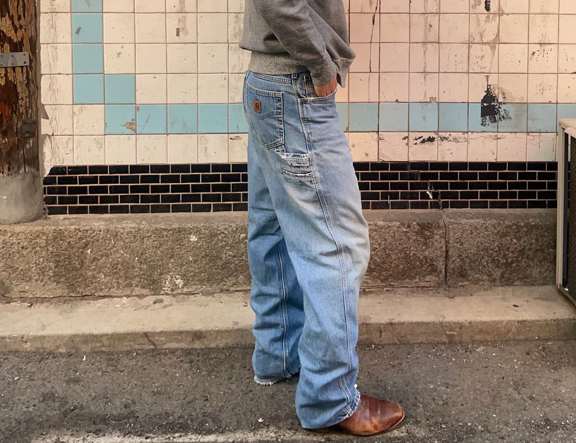 칼하트 카펜터 데님 워크팬츠 상품이미지2