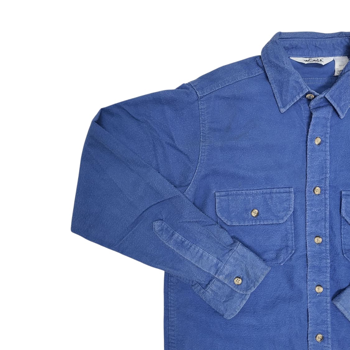 '80s-'90s Woolrich 피치드 코튼 셔츠 상품이미지2
