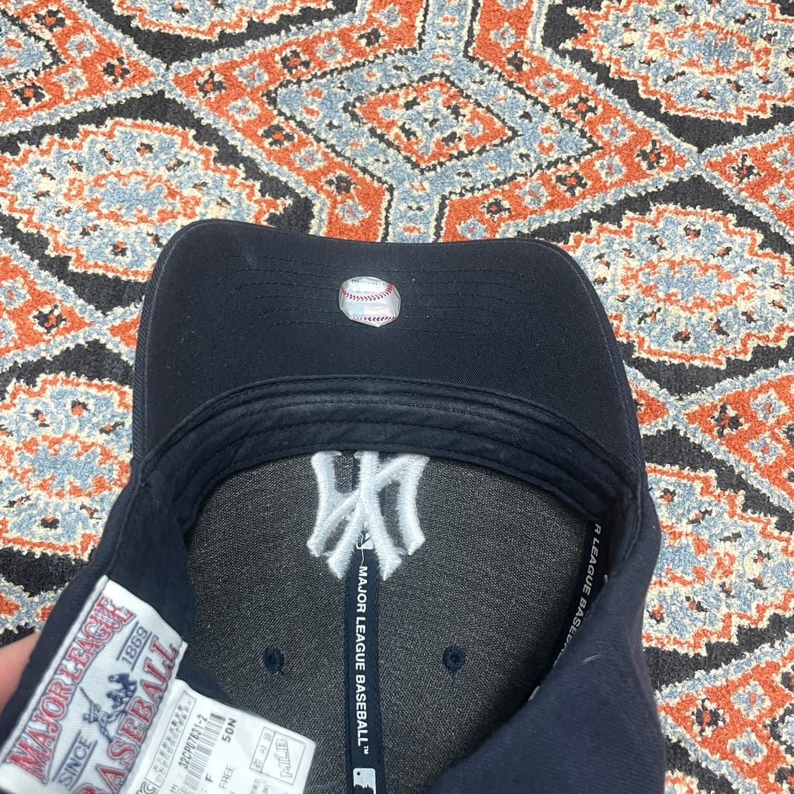 MLB 뉴욕양키스 네이비 볼캡 캡모자 FREE 상품이미지4