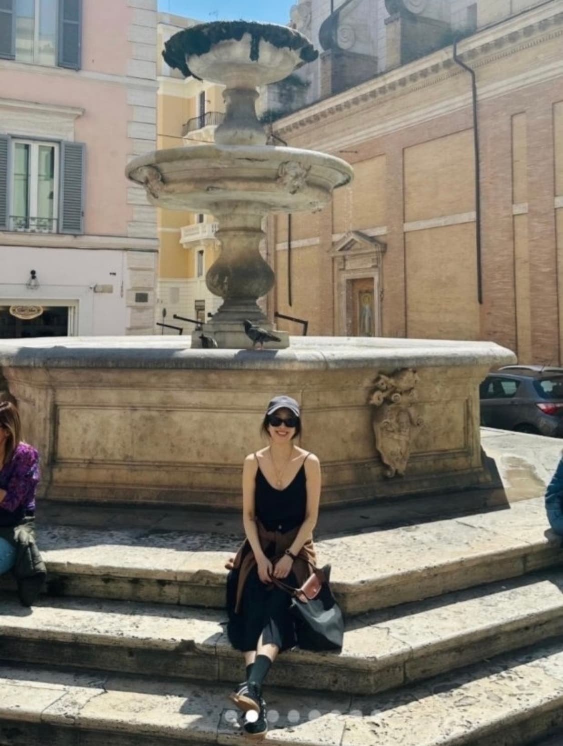 롱샴) 르 플리아쥬 오리지널 L 토트백 블랙 상품이미지3