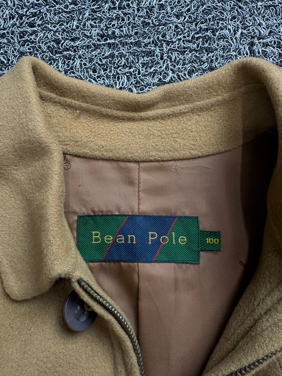 빈폴 아카이브 브라운 울 해링턴 자켓 브라운 1981 상품이미지3