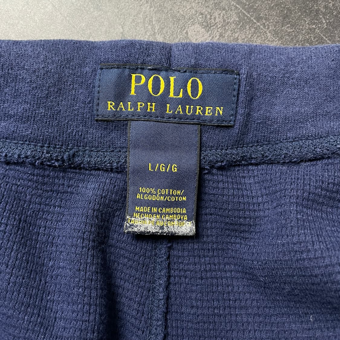 RALPH LAUREN 랄프로렌 빈티지 네이비 와플 팬츠 A00574 상품이미지8