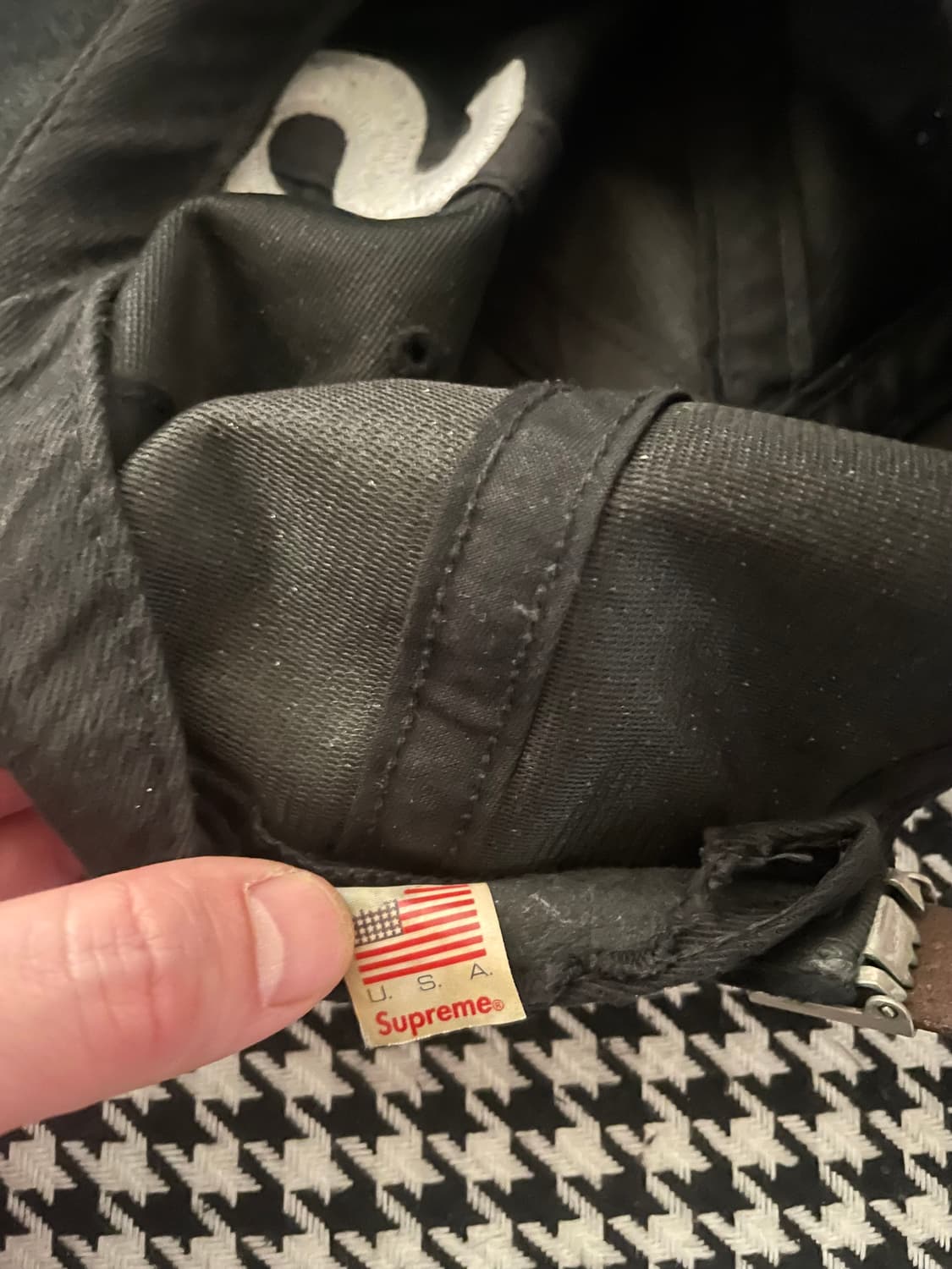 슈프림 벨벳 S logo cap 상품이미지4