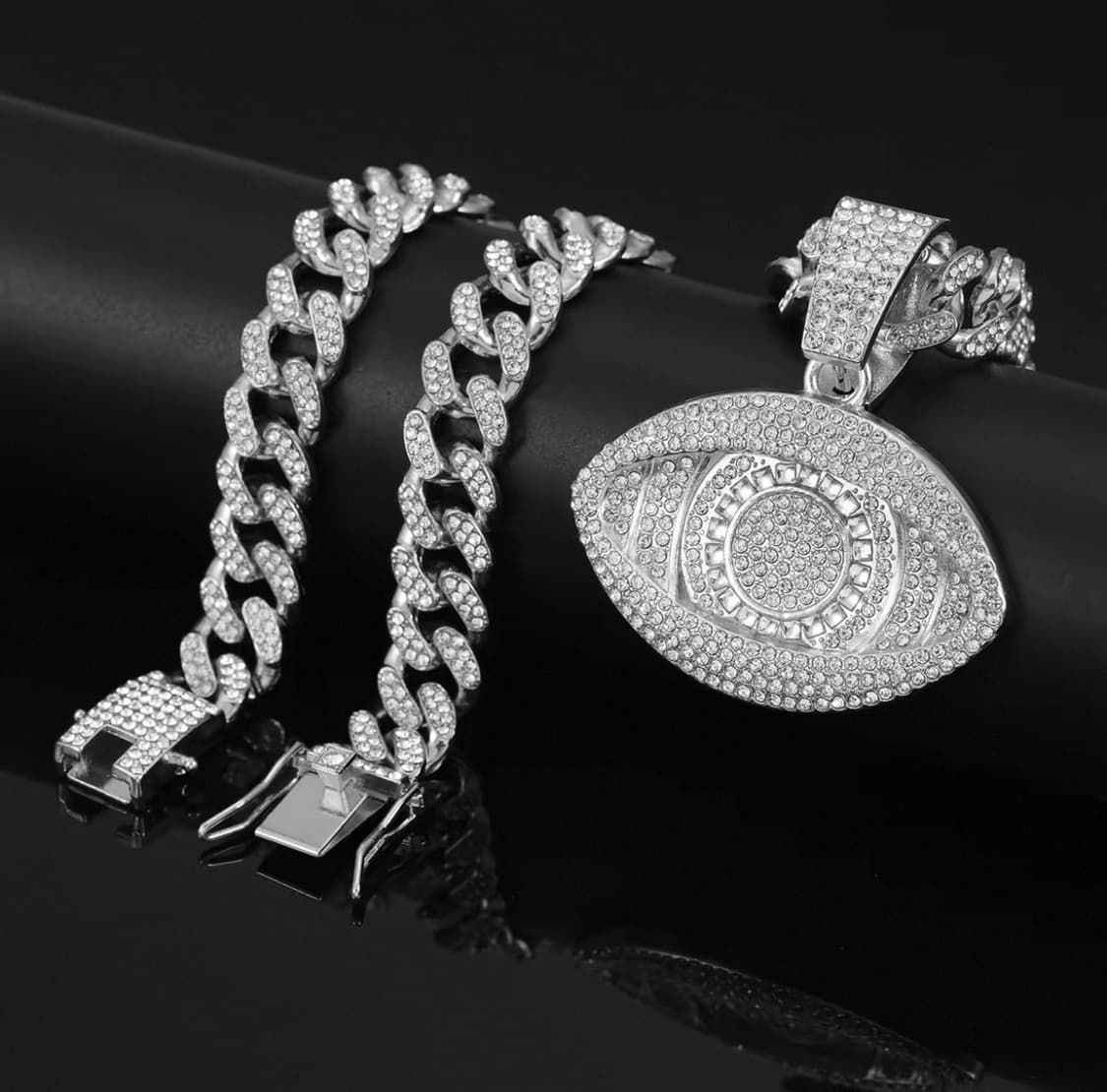 Evil Eye Iced Chain 상품이미지2
