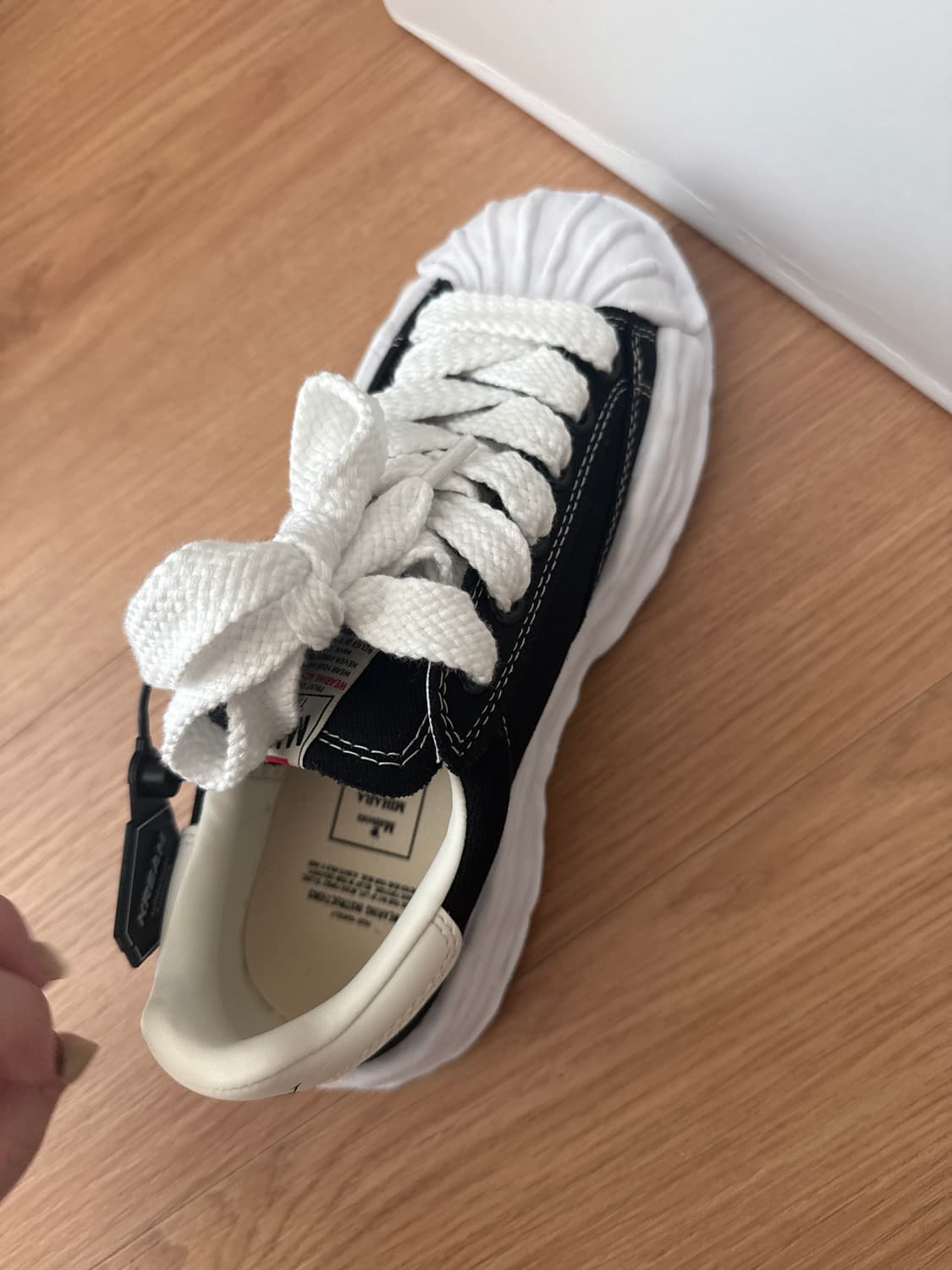 [37]메종 미하라 야스히로 블레이키 OG 솔 캔버스 로우탑 스니커즈 상품이미지1