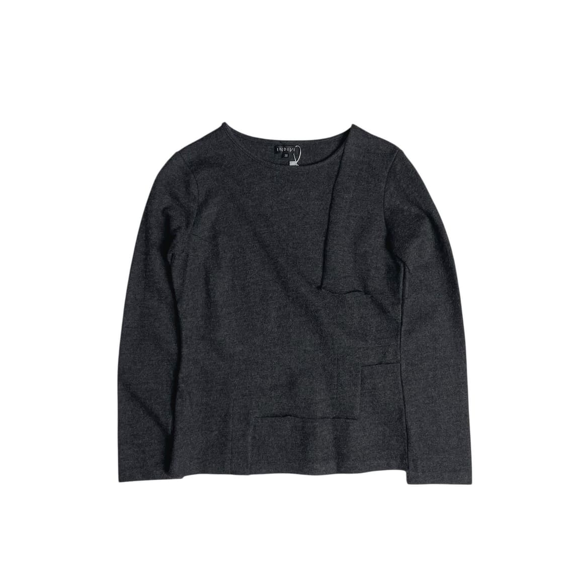 invidi 패치워크 울 100 니트 상품이미지1