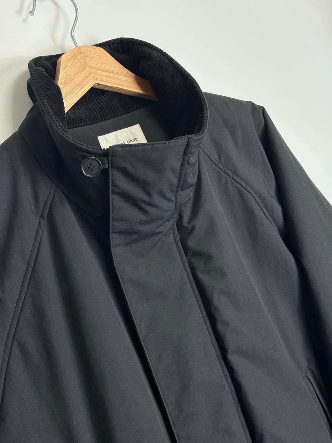 스틸바이핸드 스탠드칼라 패디드 하프 코트 48 상품이미지4