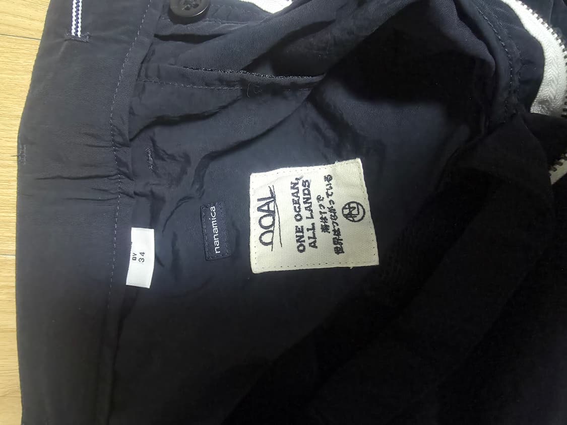 나나미카 덱팬츠 34사이즈 블랙 상품이미지2