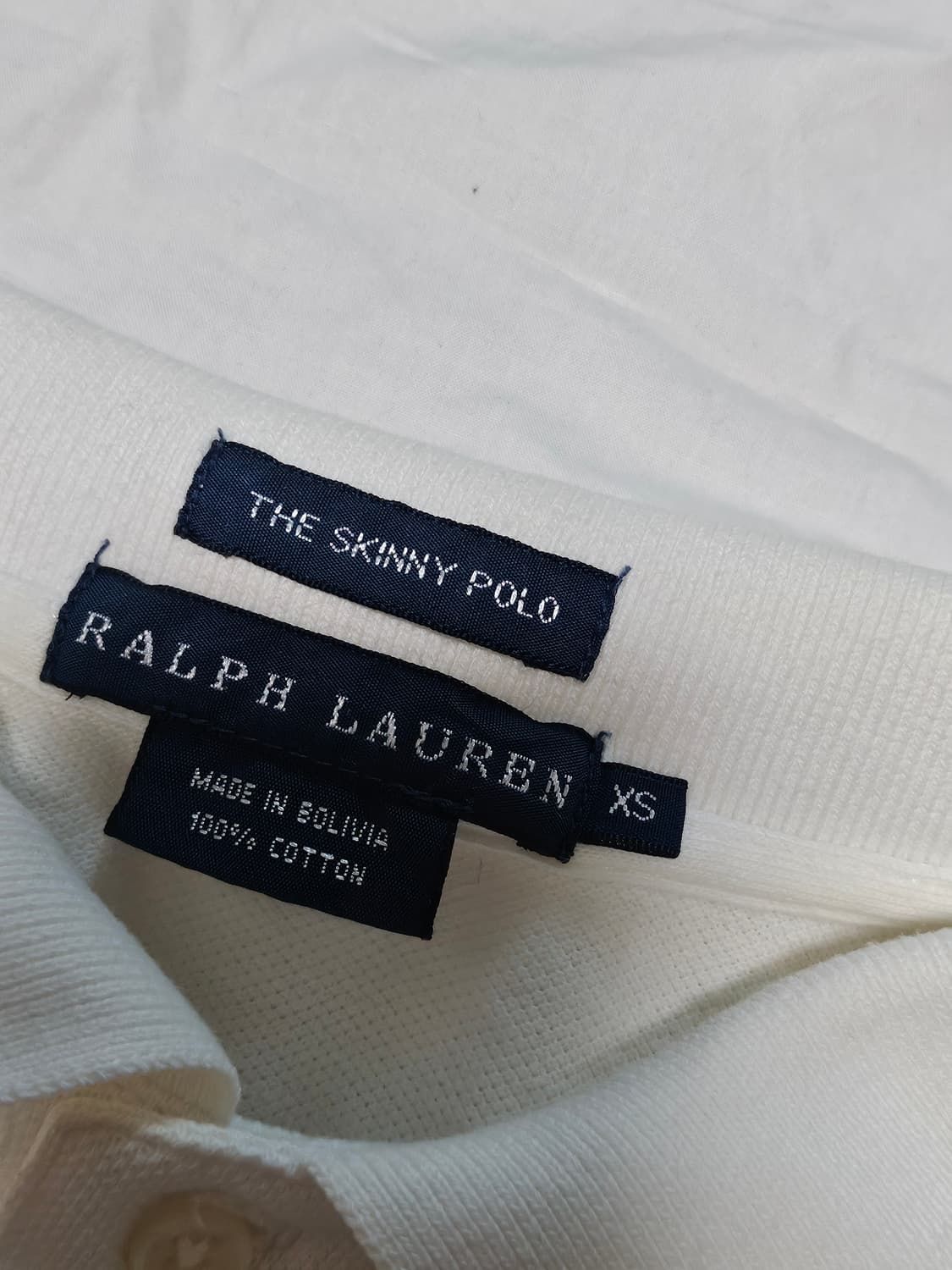 폴로랄프로렌 빅포니 딱붙핏 카라티 카라티셔츠 XS 상품이미지3