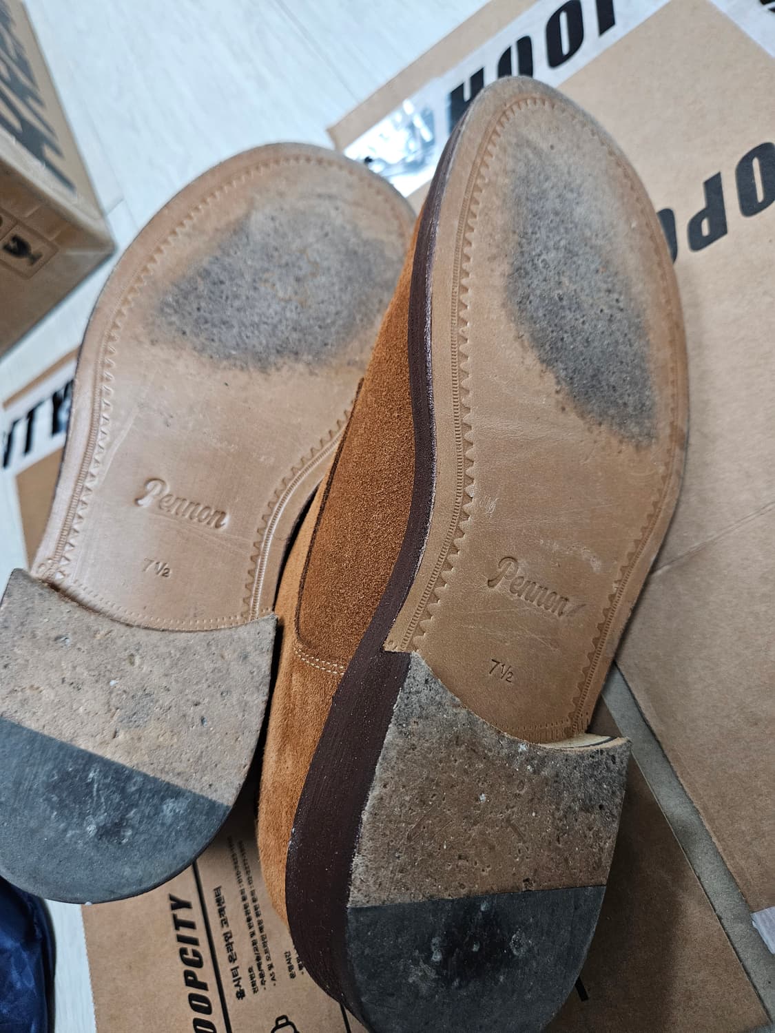 페넌 스웨이드 더비슈즈 상품이미지3