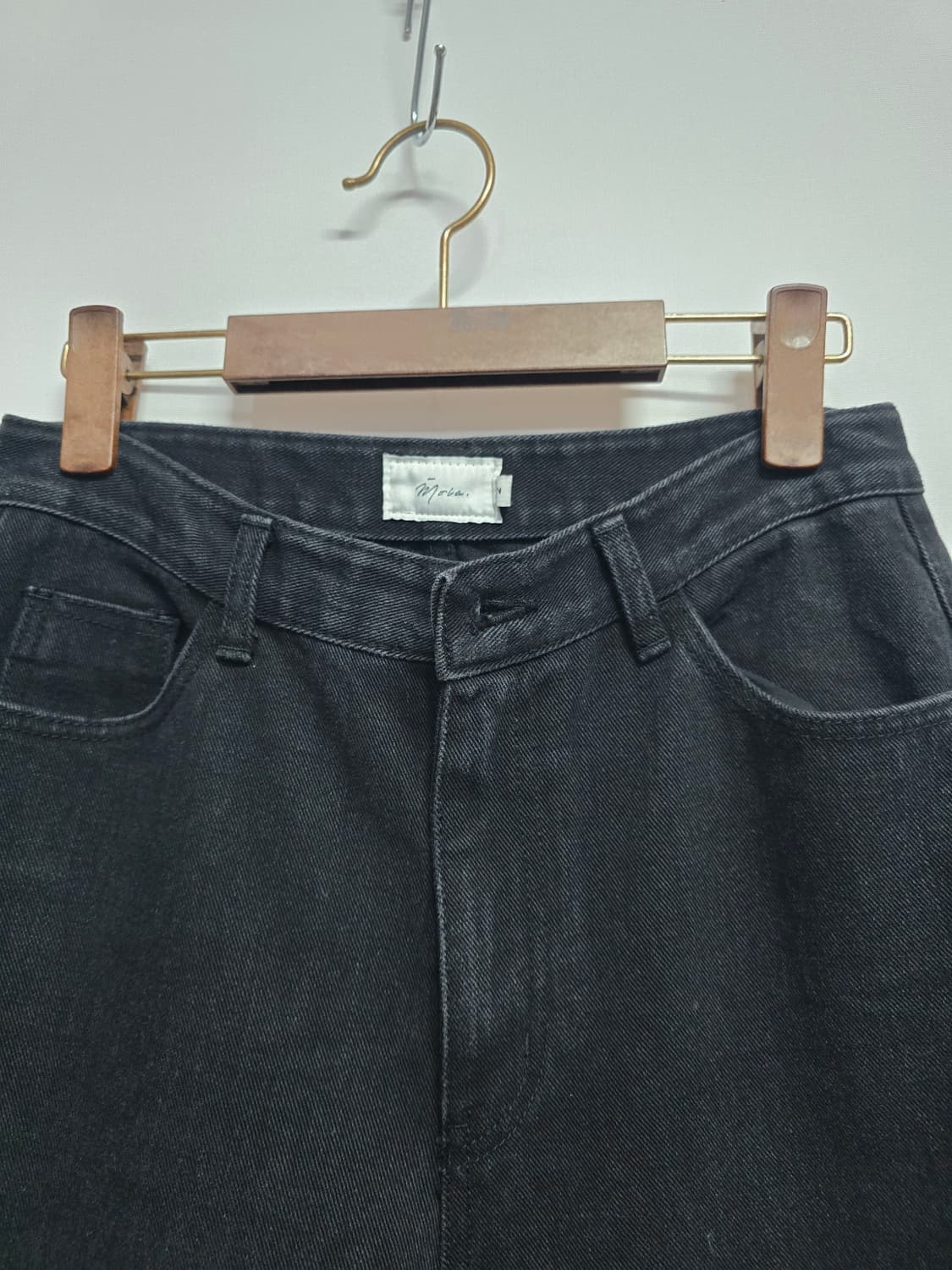 모이아 블랙 부츠컷 데님 청바지27 상품이미지2