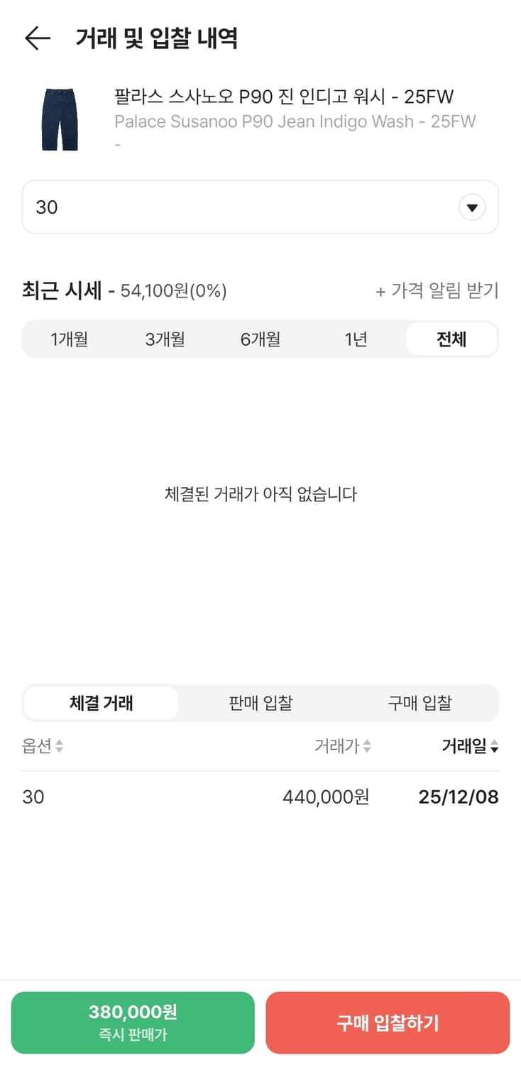 팔라스 스사노오 바지 인디고 워시 30사이즈 팔아요 상품이미지5