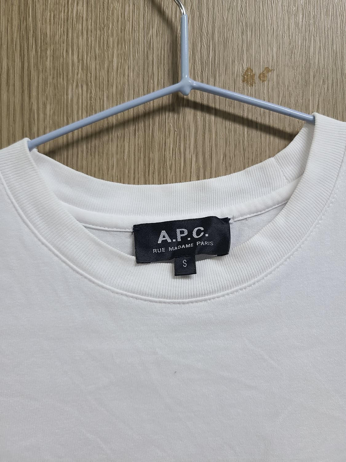 A.P.C. 화이트 크롭 반팔티 S  상품이미지2