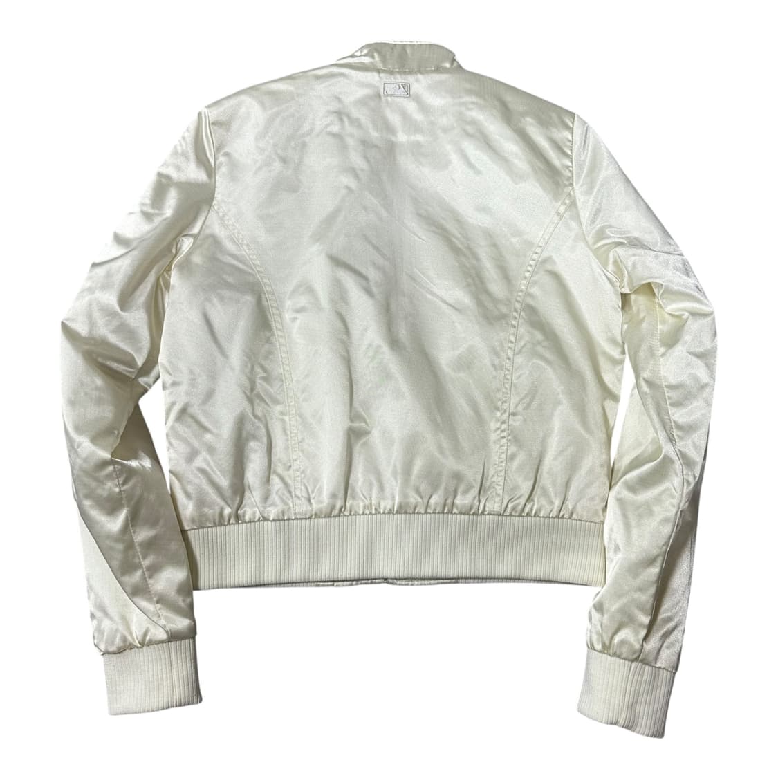 ✨ (바배) MLB 아이보리 여성 바시티 자켓  상품이미지2