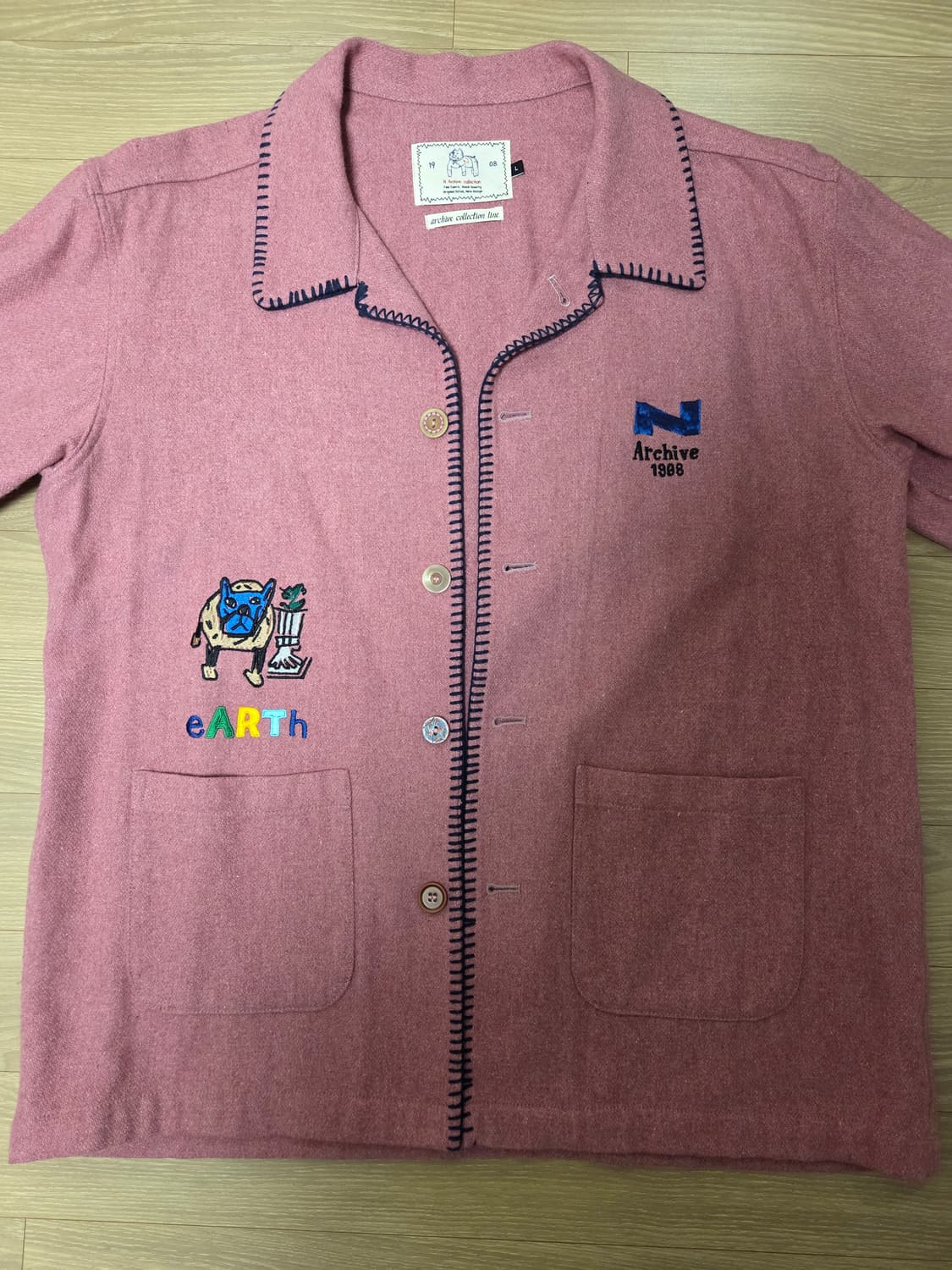 [COLLECTION LINE] 빈티지 아카이브 디테일 울 자켓 핑크 상품이미지8