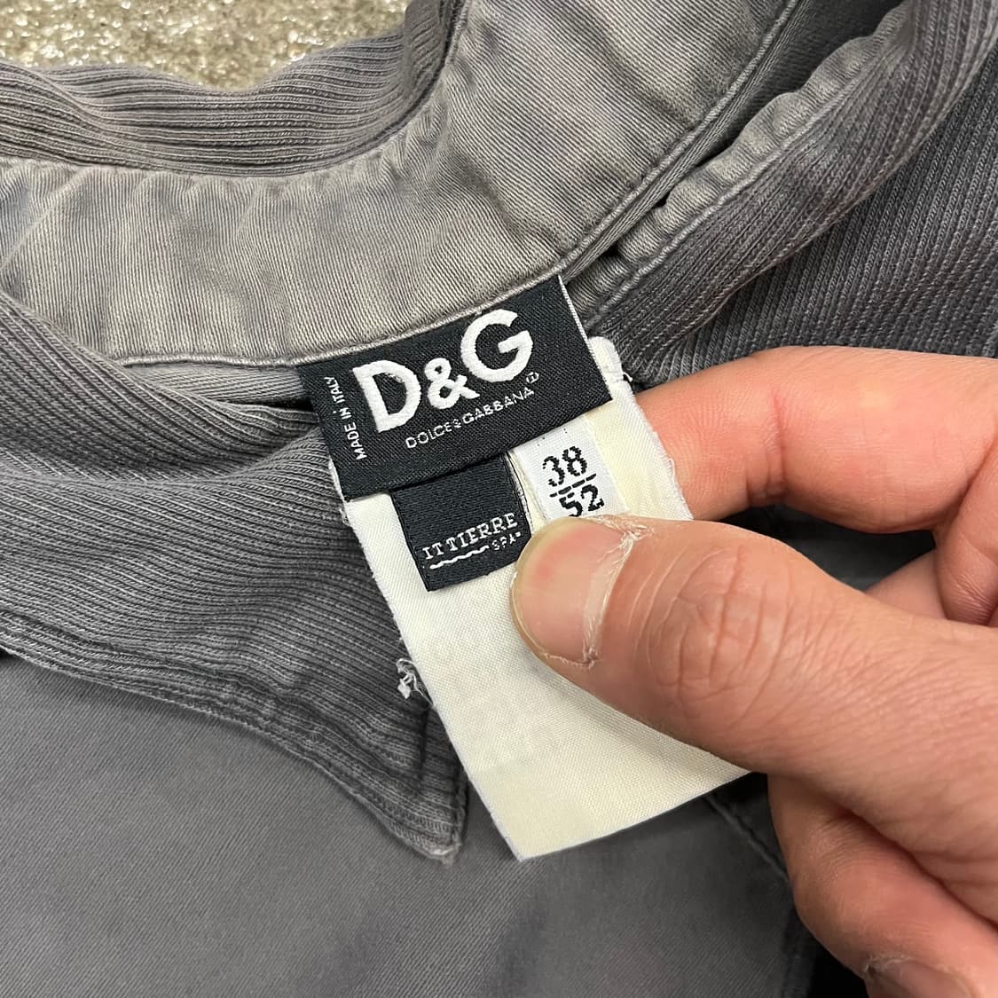 00s D&G 빅로고 아카이브 셔츠 (100-105) 상품이미지7