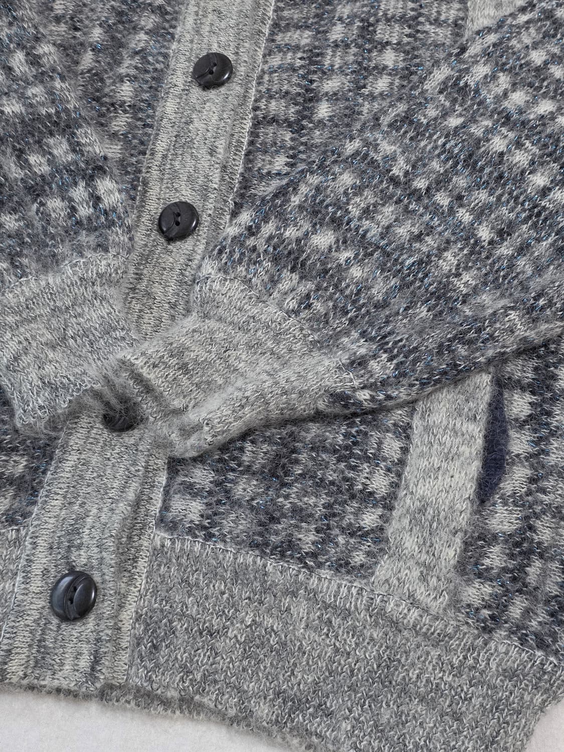 메탈 포인트 일본빈티지 니트 가디건 상품이미지5