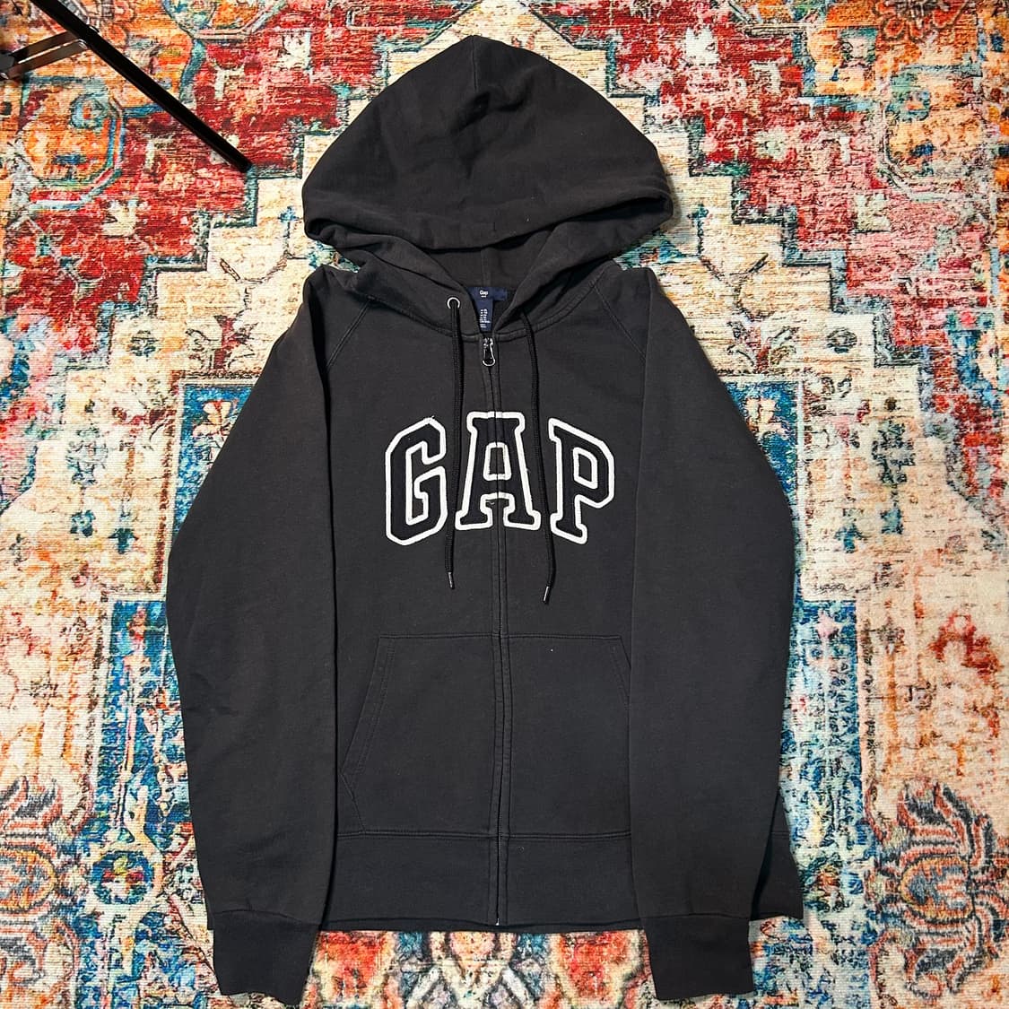 [XL] GAP 블랙 후드집업 상품이미지1