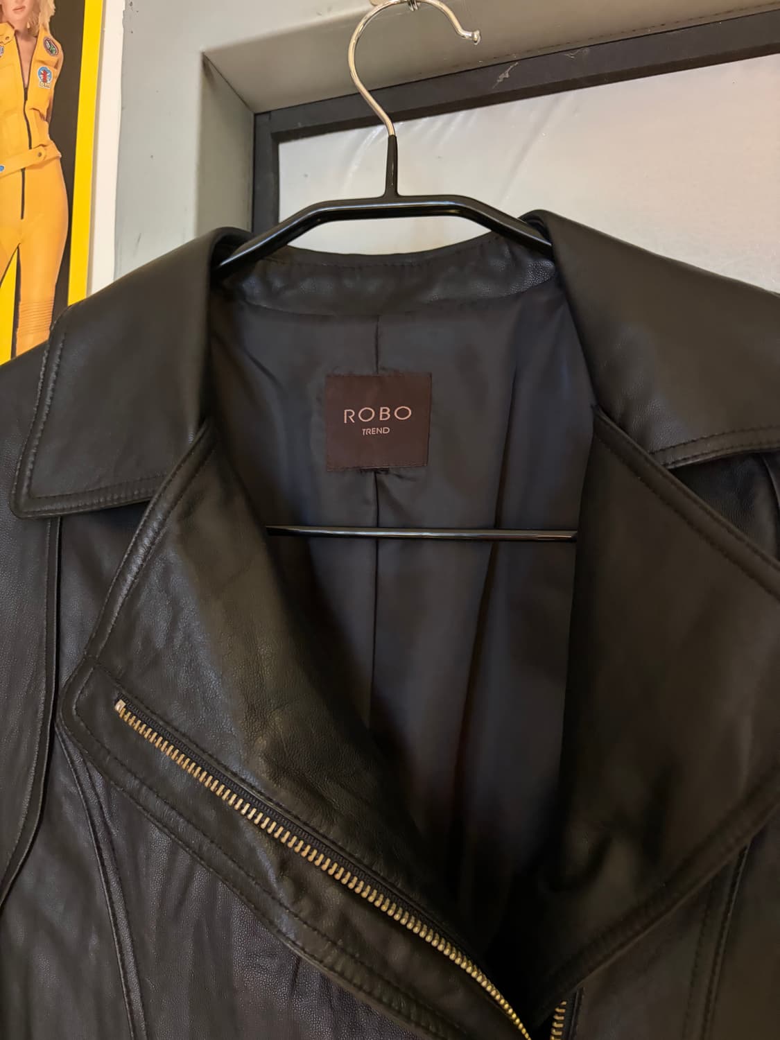 ROBO 양가죽 레더 코트 상품이미지7