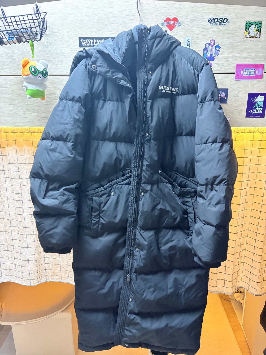 게스 오리털 롱패딩 상품이미지1