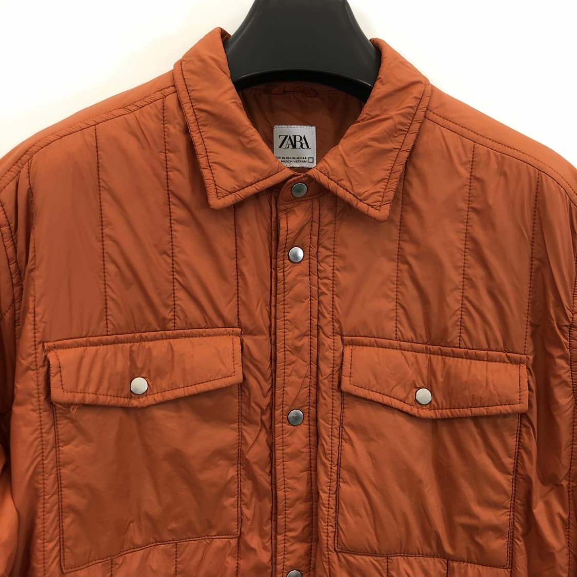 자라 릴렉시드 패딩셔츠 XL  상품이미지2