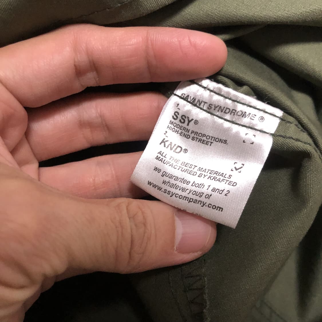 (L) 케이엔드 KND M-51 피쉬테일 모즈 파카 올리브 카키 상품이미지6