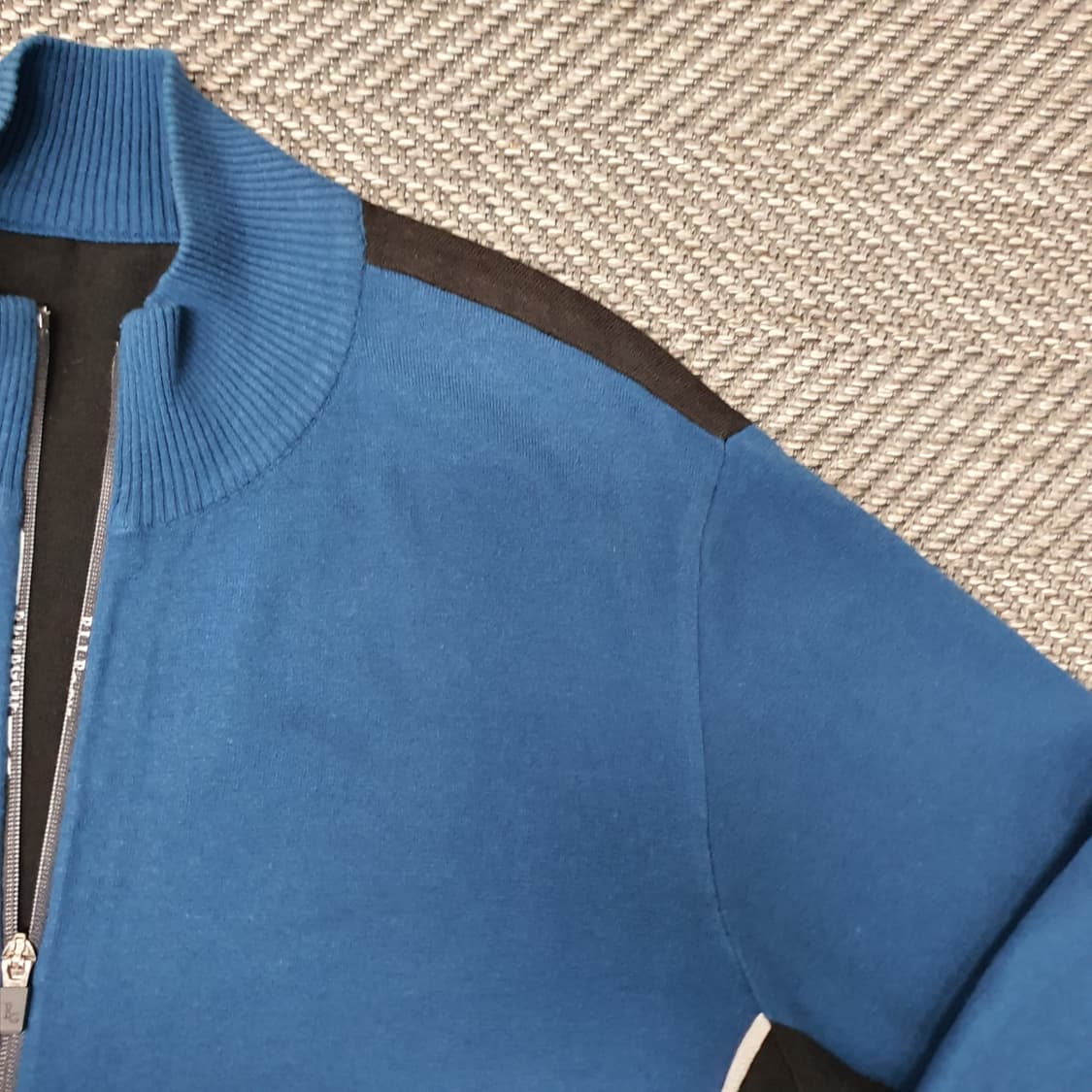 엘르골프 얇은 풀집업 가디건 남자105 상품이미지3