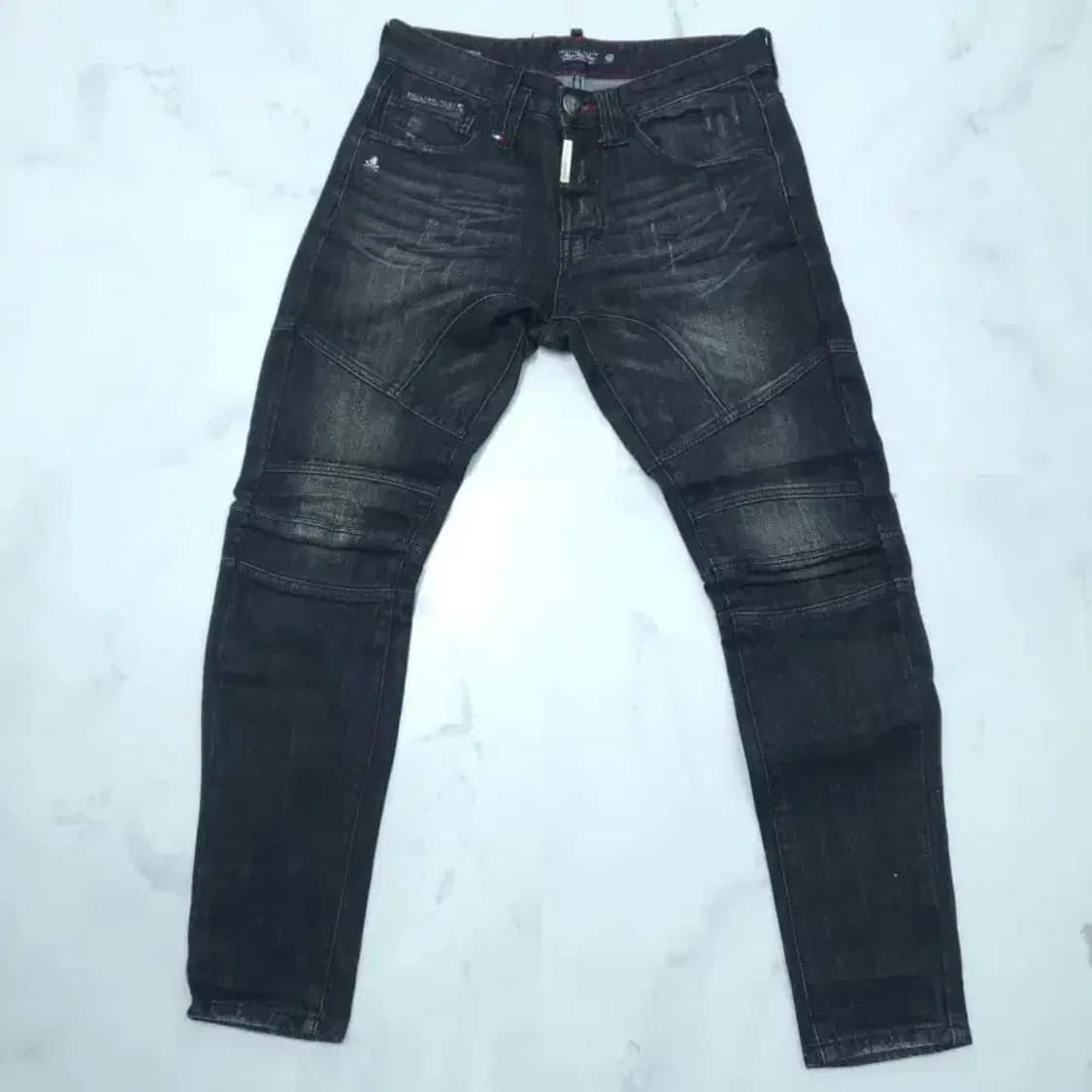 필립플레인 남성 블랙 슈퍼 스트레이트 청바지 30 상품이미지2