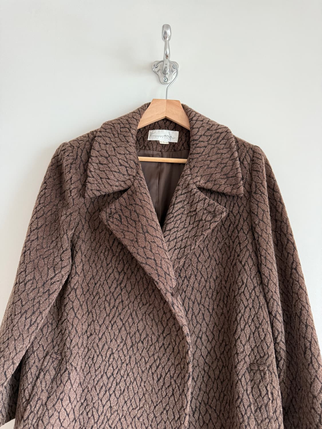 Pre owned 오버사이즈 울 코트 상품이미지2