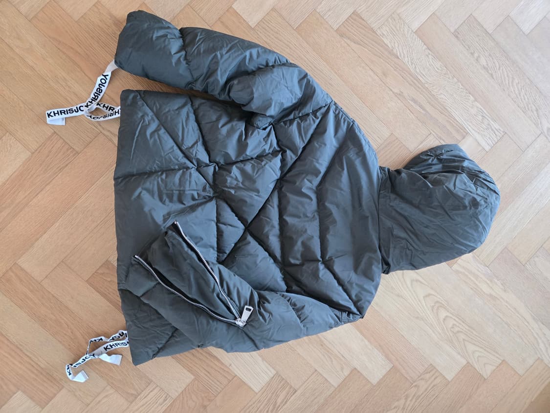 크리스조이 패딩 S 카키 상품이미지5