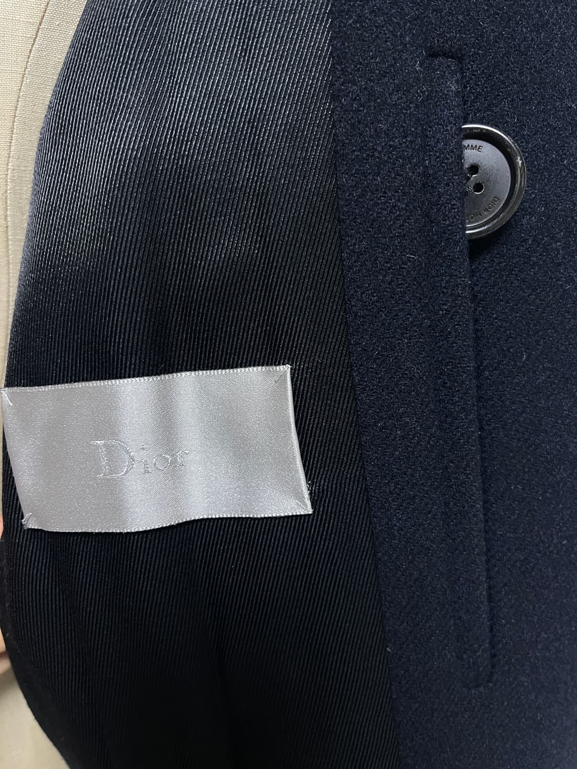 엠마뉴엘 알트 디올 옴므 에디 슬리먼 울 피코트 상품이미지8