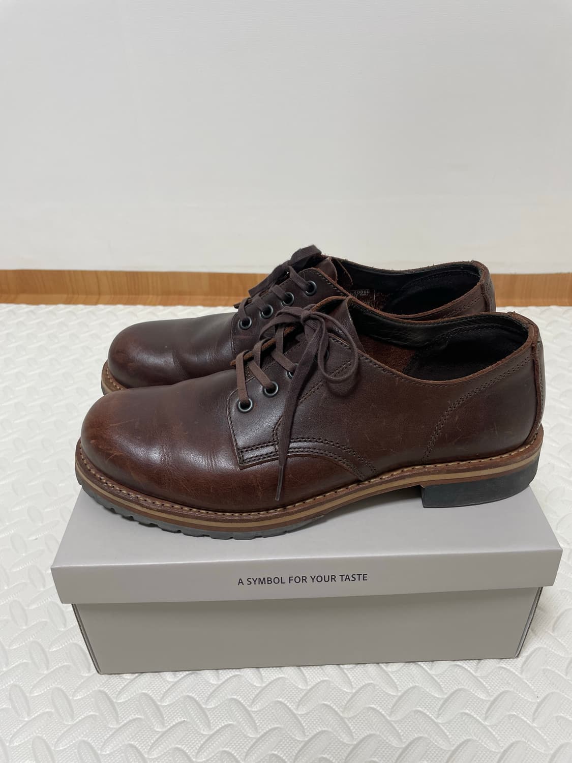 호킨스 브라운 레더  더비슈즈  270   상품이미지1