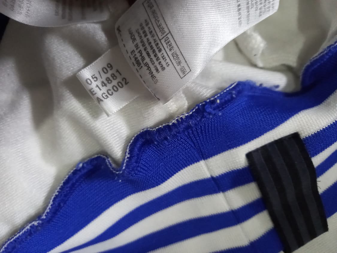 아디다스 희귀 첼시 흰파 화이트 블루 트랙탑 저지 져지집업 100~105 상품이미지6